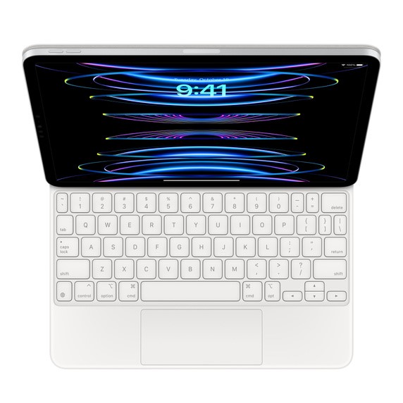 Apple 精妙鍵盤適用於 iPad Air 11 吋 (M2) - 美式英文 - 白色